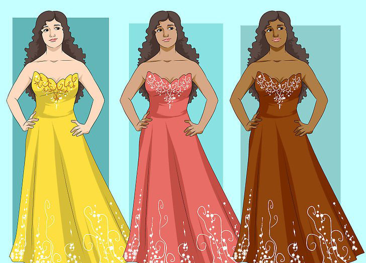 Prom dress colors shop for dark skin