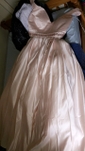 Ball Gown/Princess Floor-length Off-the-shoulder Satin Beading Prom Dresses