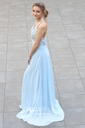 Best Halter Chiffon with Beading Floor-length Backless Prom Dresses