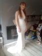 Trumpet/Mermaid High Neck Jersey Sweep Train Prom Dresses