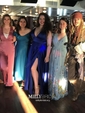Ball Gown/Princess Floor-length V-neck Satin Split Front Prom Dresses