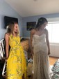 Sheath/Column Sweetheart Lace Sweep Train Wedding Dresses