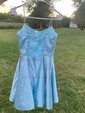 A-line Scoop Neck Silk-like Satin Short/Mini Short Prom Dresses With Pockets