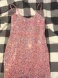 Sheath/Column Scoop Neck Sequined Short/Mini Short Prom Dresses