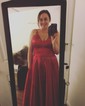 Ball Gown/Princess Floor-length V-neck Satin Pockets Prom Dresses
