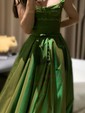 Ball Gown/Princess Sweep Train Sweetheart Satin Bow Prom Dresses