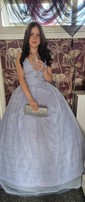 Ball Gown/Princess Floor-length V-neck Glitter Pockets Prom Dresses