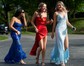 Trumpet/Mermaid V-neck Sequined Sweep Train Prom Dresses With Flower(s)