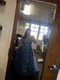 Ball Gown/Princess Square Neckline Tulle Sweep Train Prom Dresses With Sashes / Ribbons