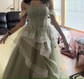 Ball Gown Off-the-shoulder Tulle Floor-length Prom Dresses With Beading