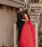 Ball Gown/Princess Sweetheart Tulle Court Train Prom Dresses With Appliques Lace