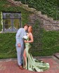 Trumpet/Mermaid Sweetheart Silk-like Satin Sweep Train Prom Dresses With Ruched