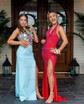 Trumpet/Mermaid One Shoulder Stretch Crepe Sweep Train Prom Dresses With Beading