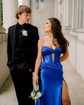 Trumpet/Mermaid Sweetheart Silk-like Satin Sweep Train Prom Dresses With Ruched