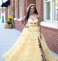 Ball Gown/Princess Sweetheart Tulle Sweep Train Prom Dresses With Tiered