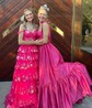 Ball Gown/Princess Off-the-shoulder Tulle Sweep Train Prom Dresses With Tiered