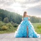 Ball Gown/Princess Off-the-shoulder Tulle Sweep Train Prom Dresses With Ruched