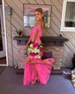 Trumpet/Mermaid Off-the-shoulder Sequined Sweep Train Prom Dresses With Feathers / Fur