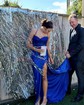 Trumpet/Mermaid Sweetheart Silk-like Satin Sweep Train Prom Dresses With Beading