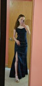 Sheath/Column Cowl Neck Silk-like Satin Floor-length Prom Dresses With Ruched