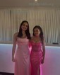 Trumpet/Mermaid Sweetheart Silk-like Satin Sweep Train Prom Dresses With Beading