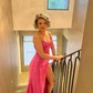 Trumpet/Mermaid Sweetheart Silk-like Satin Sweep Train Prom Dresses With Beading