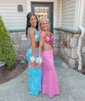 Trumpet/Mermaid One Shoulder Stretch Crepe Sweep Train Prom Dresses With Split Front