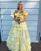 Unique Ball Gown/Princess Taffeta Tiered Ruffle Prom Dresses