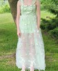 Ball Gown/Princess V-neck Tulle Sweep Train Prom Dresses With Sashes / Ribbons