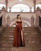 A-line Sweetheart Silk-like Satin Floor-length Prom Dresses With Split Front