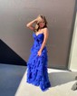 Elegant Ball Gown/Princess Chiffon Sweetheart Tiered Prom Dresses