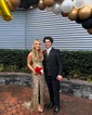 Sheath/Column V-neck Sparkly Sequin Backless Prom Dresses