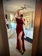 Sheath/Column Off-the-shoulder Stretch Crepe Prom Dresses