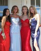 Ball Gown Strapless Tulle Puff Sleeve Prom Dresses With Appliques