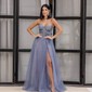Ball Gown/Princess Sweetheart Tulle Sweep Train Prom Dresses With Lace