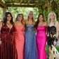 Ball Gown/Princess Sweetheart Tulle Sweep Train Prom Dresses With Lace