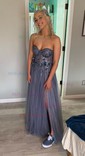Ball Gown/Princess Sweetheart Tulle Sweep Train Prom Dresses With Lace