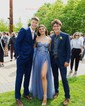 Ball Gown/Princess Sweetheart Tulle Sweep Train Prom Dresses With Lace