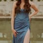 Sheath/Column Sweetheart Floor-length Glitter Prom Dresses With Ruched