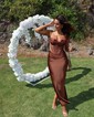 Sheath/Column Cowl Neck Silk-like Satin Prom Dress