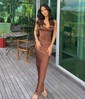 Sheath/Column Cowl Neck Silk-like Satin Prom Dress