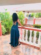 A-line Cowl Neck Silk-like Satin Floor-length Prom Dress