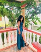 A-line Cowl Neck Silk-like Satin Floor-length Prom Dress