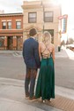 A-line Cowl Neck Silk-like Satin Floor-length Prom Dress