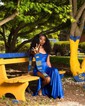 A-line Cowl Neck Silk-like Satin Floor-length Prom Dress
