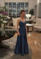 Ball Gown V-neck Floor-length Satin Prom Dresses