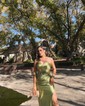 Sheath/Column Strapless Satin Corset Prom Dresses With Ruched