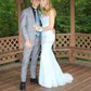 Black Mermaid Scoop Neck Backless Tulle Prom Dresses With Appliques