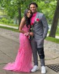 Mermaid Strapless Tulle Corset Prom Dresses With Appliques