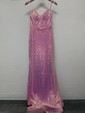 Mermaid V-neck Sparkly Sequin Prom Dresses